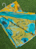 Latest Digital Print Nara Chiffon Saree with Blouse