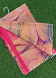 Latest Digital Print Nara Chiffon Saree with Blouse