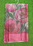 Lovely Digital Print Chiffon Saree in Satin Finish Border