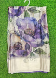 Lovely Digital Print Chiffon Saree in Satin Finish Border