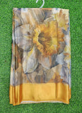 Lovely Digital Print Chiffon Saree in Satin Finish Border