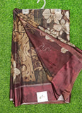 Lovely Digital Print Chiffon Saree in Satin Finish Border