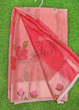 Lovely Digital Print Chiffon Saree in Satin Finish Border