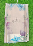 Lovely Digital Print Chiffon Saree in Satin Finish Border