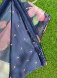 Lovely Digital Print Chiffon Saree in Satin Finish Border