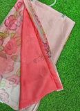 Lovely Digital Print Chiffon Saree in Satin Finish Border