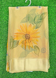Lovely Digital Print Chiffon Saree in Satin Finish Border
