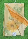 Lovely Digital Print Chiffon Saree in Satin Finish Border