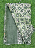 Latest Beautiful Digital Print Satin Crepe Saree