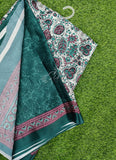 Latest Beautiful Digital Print Satin Silk Saree