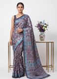 Latest Beautiful Digital Print Satin Silk Saree