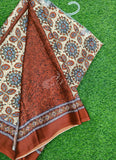 Latest Beautiful Digital Print Satin Silk Saree