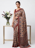 Latest Beautiful Digital Print Satin Silk Saree
