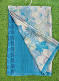 Latest Beautiful Digital Print Satin Crepe Saree