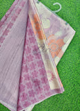 Latest Beautiful Digital Print Satin Crepe Saree