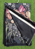 Latest Beautiful Digital Print Satin Crepe Saree