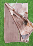Latest Beautiful Digital Print Satin Crepe Saree