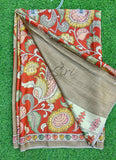 Latest Beautiful Digital Print Satin Crepe Saree