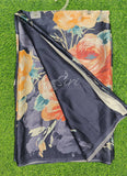 Latest Beautiful Digital Print Satin Crepe Saree