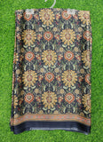 Latest Beautiful Digital Print Satin Crepe Saree