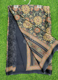 Latest Beautiful Digital Print Satin Crepe Saree
