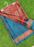 Latest Beautiful Digital Print Satin Crepe Saree