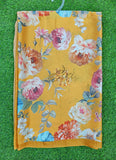 Latest Beautiful Digital Print Satin Crepe Saree
