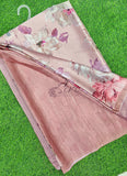 Latest Beautiful Digital Print Satin Crepe Saree