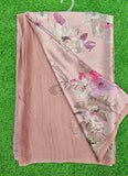 Latest Beautiful Digital Print Satin Crepe Saree