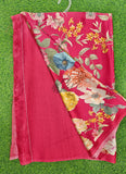 Latest Beautiful Digital Print Satin Crepe Saree