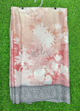 Lovely Shaded Digital Print Satin Saree