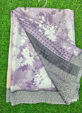 Lovely Shaded Digital Print Satin Saree