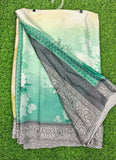 Lovely Shaded Digital Print Satin Saree
