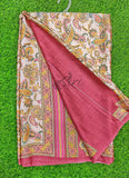 Latest Beautiful Digital Print Satin Crepe Saree