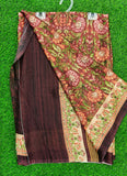 Latest Beautiful Digital Print Satin Crepe Saree