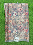 Latest Beautiful Digital Print Satin Crepe Saree