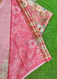 Latest Beautiful Digital Print Satin Crepe Saree