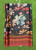 Latest Beautiful Digital Print Satin Crepe Saree
