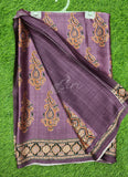 Latest Beautiful Digital Print Satin Crepe Saree