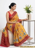 Latest Beautiful Digital Print Satin Crepe Saree