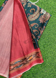Latest Beautiful Digital Print Satin Crepe Saree