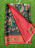 Latest Beautiful Digital Print Satin Crepe Saree