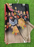 Latest Beautiful Digital Print Satin Crepe Saree