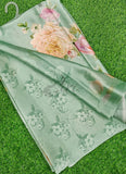 Latest Beautiful Digital Print Satin Crepe Saree