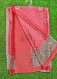 Beautiful Premium Digital Print Satin Crepe Silk Saree