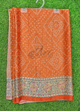Beautiful Premium Digital Print Satin Crepe Silk Saree