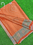 Beautiful Premium Digital Print Satin Crepe Silk Saree