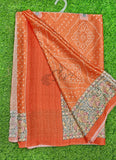 Beautiful Premium Digital Print Satin Crepe Silk Saree