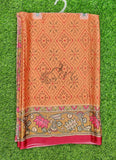 Beautiful Premium Digital Print Satin Crepe Silk Saree