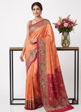 Beautiful Premium Digital Print Satin Crepe Silk Saree